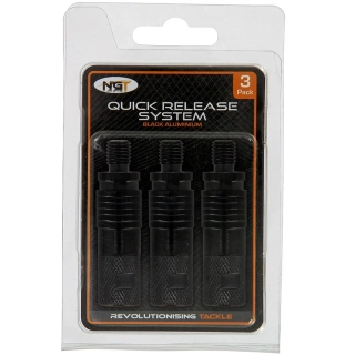 Rychlospojka NGT Quick Release Connector Black 3 ks