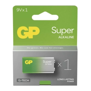 Baterie alkalická GP Super 9V blistr