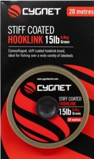 Šňůrka Cygnet Stiff Coated Hooklink 25lb 11,3kg 20m
