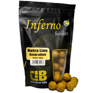 Boilies Carp Inferno Nutra Line Banán/Oliheň 20mm 250g