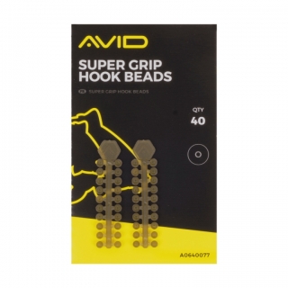 Gumové stoppery Avid Carp Outline Super Grip Hook Beads 40ks