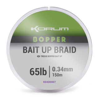 Šňůra Korum Bopper Bait Up Braid 65lb 0,34mm 150m