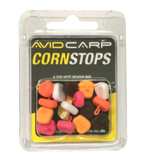 Zarážky Avid Carp Corn Stops Floating Multi Coloured Short