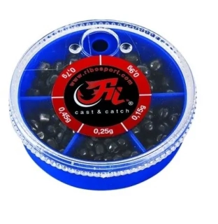 Broky Filfishing Split Shots Small Box 70g