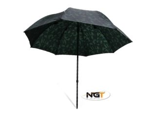 Deštník NGT Camo Brolly 2,20m