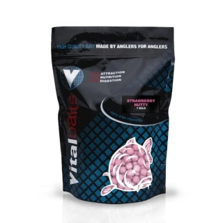 Boilies Vitalbaits Strawberry Nutty 1kg 20mm