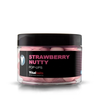 Pop-Up Vitalbaits Strawberry Nutty Washed Out Pink 50g 14mm