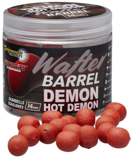Vyvážené boilies Starbaits Wafter Barrel Hot Demon 50g 14mm