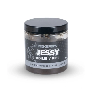 Boilie v dipu Mikbaits Jessy 250ml 20mm