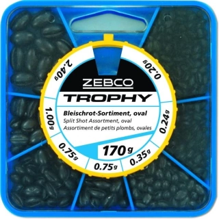 Sada oválných broků Zebco 170g