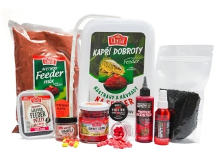 Set Chytil nástrahy a návnady na feeder v kbelíku