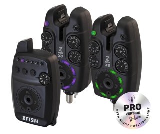 Sada signalizátorů ZFISH Bite Alarm Set Zx8 Pro 2+1