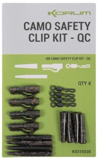 Montáž Korum Camo Safety Clip Kit QC 4ks