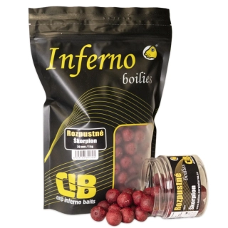 Rozpustné boilies Carp Inferno Hot Line Škorpion 20mm 1kg