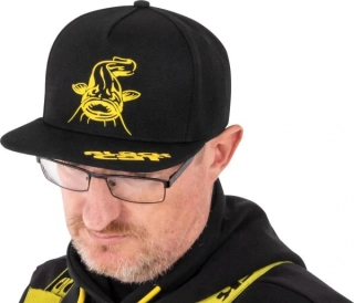 Kšiltovka Black Cat Flat Peak Cap Black
