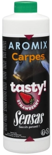 Posilovač Sensas Aromix Carpes Tasty Strawberry (kapr jahoda) 500ml