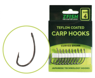 Háčky Zfish Curved Shank 10ks #4
