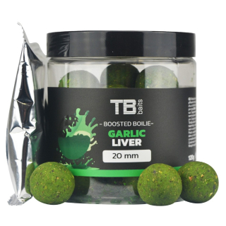Boosterované boilie TB Baits Garlic Liver 120g 16mm
