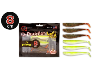 Quantum Q-Paddler Power Pack UV Power Mix Krill 6ks 8cm Magic Motoroil + Citrus Shad