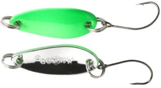 Plandavka Mikado Mini Spoon 1,5g 2,4cm zelená fluo/stříbrná