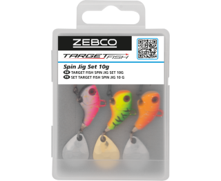 Set nástrah Zebco Target Fish Spin Jig Set 10g 3ks