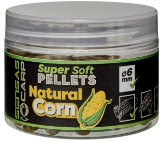 Pelety Sensas Super Soft Natural Corn 60g 6mm