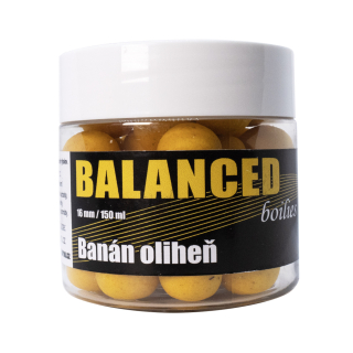 Boilies Carp Inferno Balanced 150ml 16mm Banán/Oliheň