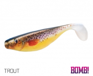 Umělá nástraha Delphin BOMB! HYPNO 3ks 9cm 3D TROUT