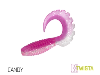 Umělá nástraha Delphin TWISTA UVs 5ks 10cm CANDY
