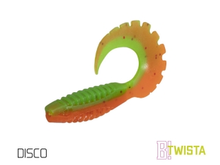 Umělá nástraha Delphin TWISTA UVs 5ks 10cm DISCO
