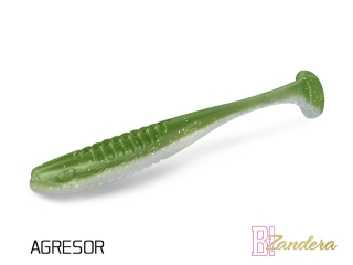 Umělá nástraha Delphin ZANDERA UVs 5ks 15cm AGRESOR