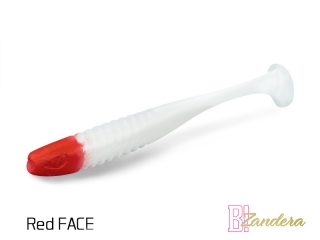 Umělá nástraha Delphin ZANDERA UVs 5ks 15cm REDFACE