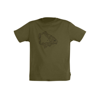 Tričko Avid Carp Icon T-Shirt Khaki XL