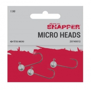 Jigová hlavička Korum Snapper Micro Heads #4 5g 3ks