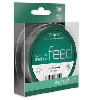 Vlasec Delphin METHOD FEED šedý 300m 0,18mm 6,6lbs