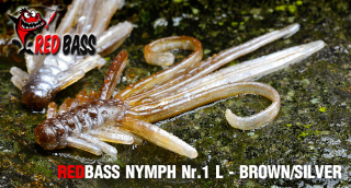 Nymfa REDBASS L 80mm Brown/Silver