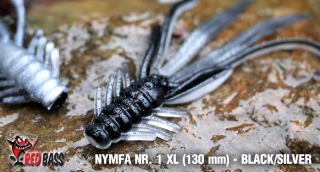 Nymfa REDBASS XL 130mm Black/Silver