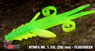 Nymfa REDBASS XXL 200mm Fluo/Green UV