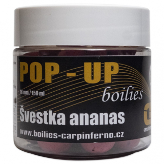 Pop - Up Boilies Carp Inferno 16mm 150ml Ananas/Švestka