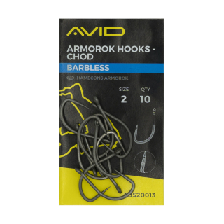 Háčky Avid Carp Armorok Chod Barbless 10ks #2