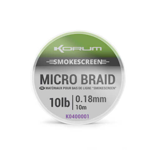 Šňůrka Korum Smokescreen Micro Braid 10m 10lb/0,18mm
