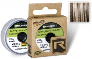 Šňůrka Radical WaryCarp Link Coated 35 20m 0,80mm 15,8kg/35lbs