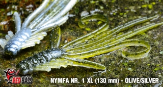 Nymfa REDBASS XL 130mm Olive/Silver