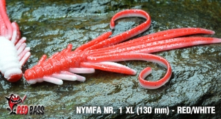 Nymfa REDBASS XL 130mm Red/White