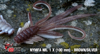 Nymfa REDBASS X 100mm Brown/Silver