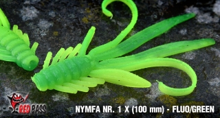 Nymfa REDBASS X 100mm Fluo/Green UV