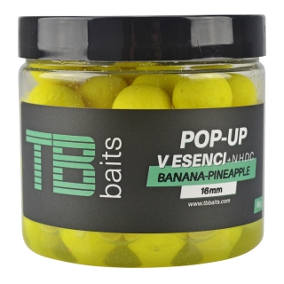Plovoucí boilie TB Baits Pop-Up Banana - Pineapple + NHDC 65g 16mm
