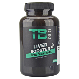 Booster TB Baits Liver Spice Queen Krill 250ml