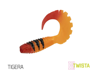 Umělá nástraha Delphin TWISTA UVs 5ks 8cm TIGERA