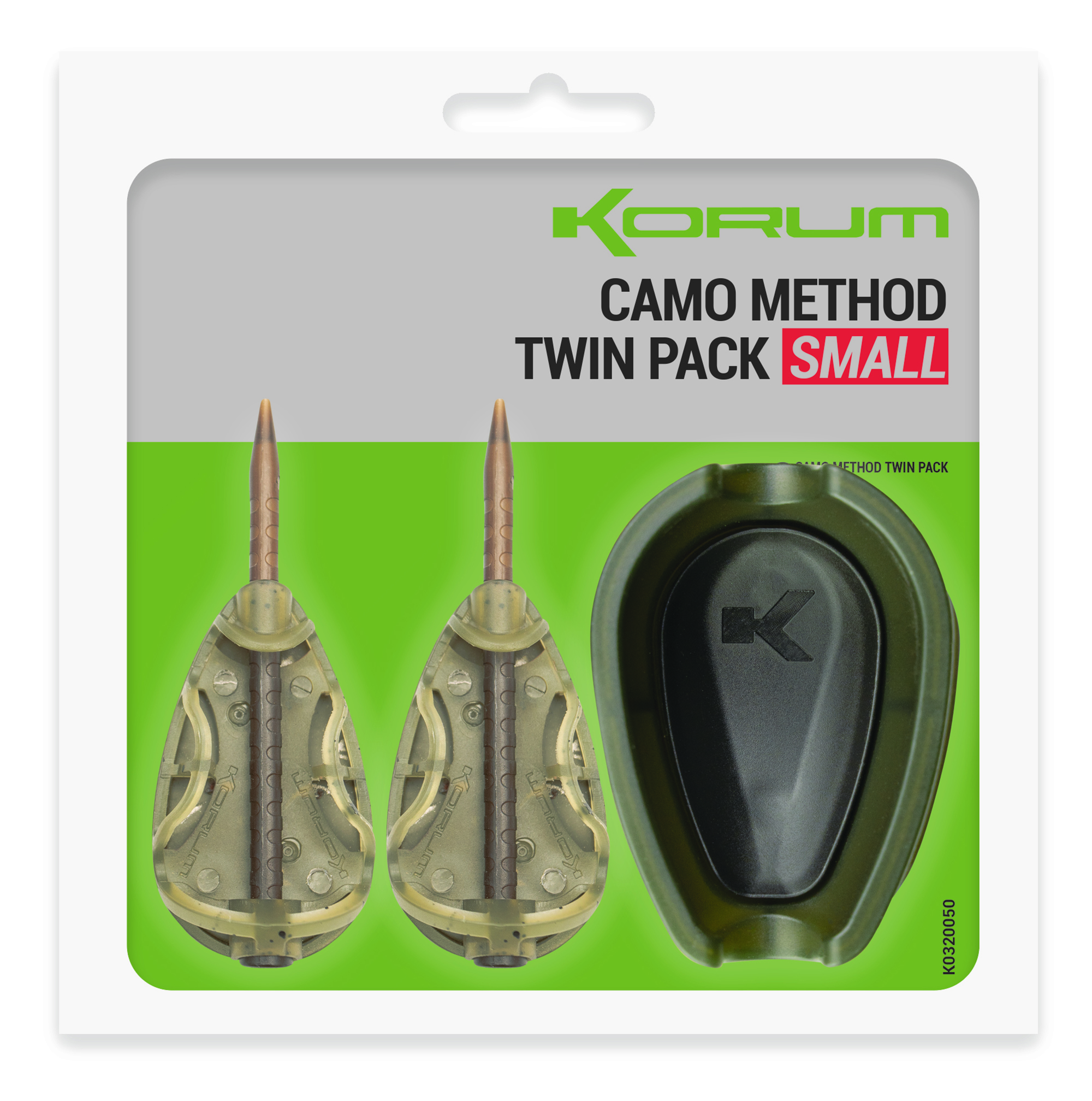 Set krmítek Korum Camo Method Twin Packs Small